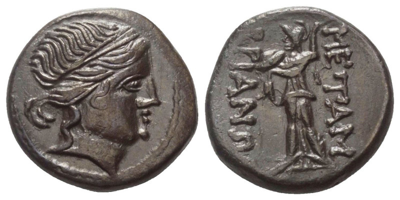 Thrakien. Mesembria.

 Bronze. 3. Jhdt. v. Chr.
Vs: Kopf des Apollon mit Diad...