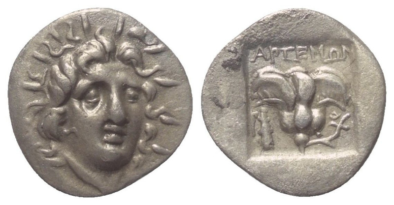 Inseln vor Karien. Rhodos.

 Hemidrachme (Silber). Ca. 170 - 150 v. Chr.
Vs: ...