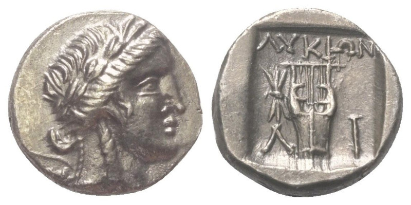 Lykien. Lykischer Bund.

 Drachme (Silber). Ca. 100 - 88 v. Chr. Limyra.
Vs: ...