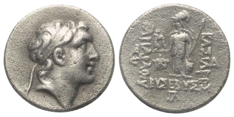 Königreich Kappadokien. Ariarathes V. (163 - 130 v. Chr.).

 Drachme (Silber)....