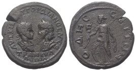 Moesia Inferior. Odessos. Gordianus III. (238 - 244 n. Chr.) und Tranquillina.

 Bronze.
Vs: Drapierte Büsten des Gordianus mit Lorbeerkranz und Pa...