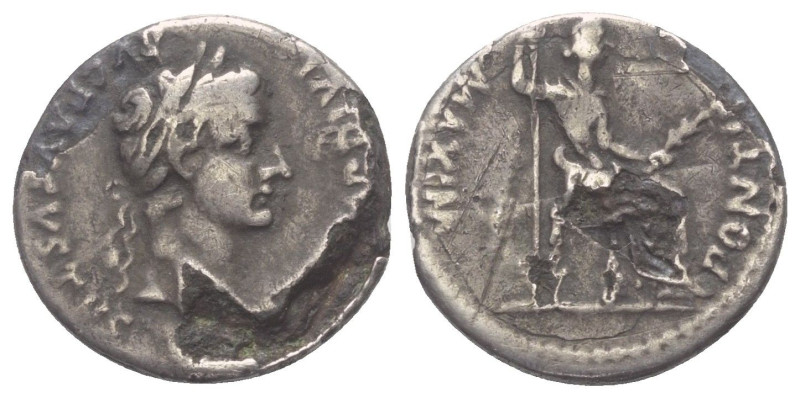 Tiberius (14 - 37 n. Chr.).

 Denar (Silber, subärat). 18 - 35 n. Chr. Rom.
V...