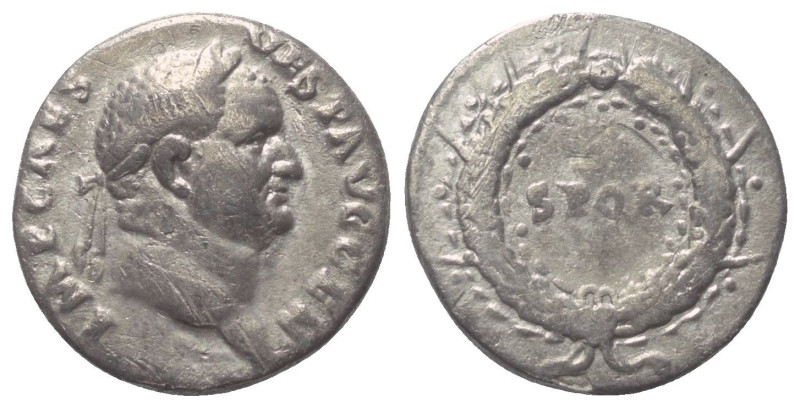 Vespasianus (69 - 79 n. Chr.).

 Denar (Silber). 73 n. Chr. Rom.
Vs: IMP CAES...