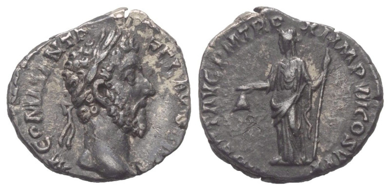 Commodus (177 - 192 n. Chr.).

 Denar (Silber). 185 n. Chr. Rom.
Vs: M COMM A...