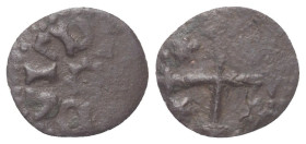 Walachei - Fürstentum. Radu I. (1377 - 1383).

 Ban (Kupfer).
Vs: Schriftkreis um achtstrahligen Stern.
Rs: Kreuz mit Sternen in den Winkeln. 

...
