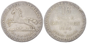 Hannover - Königreich (1814 - 1866). Wilhelm IV. (1830 - 1837).

 16 Gute Groschen (Silber). 1836.
Vs: Pferd sprengt nach links.
Rs: Wertbezeichnu...