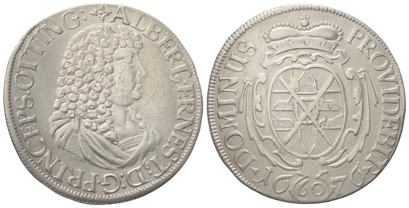 Oettingen-Oettingen - Fürstentum. Albert Ernst (1634 - 1683).

 Gulden zu 30 K...