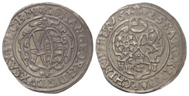 Sachsen - Albertiner (ab 1485). Kurfürstentum (1547 - 1806). Johann Georg I. (1615 - 1656).

 Groschen (Silber). 1625. Dresden.
Vs: Verziertes oval...