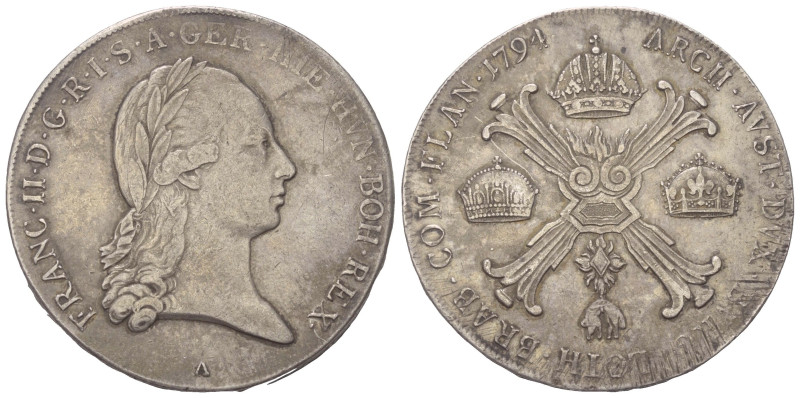 Habsburger bis 1806. Franz II. (I.) (1792 - 1835).

 Kronentaler (Silber). 179...