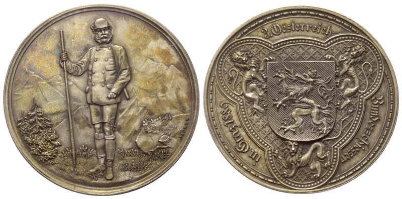 Habsburg und Österreich. Franz Joseph I. (1848 - 1916).

 Medaille (Silber). 1...