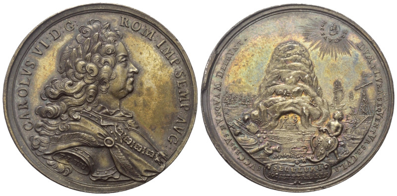 Habsburg und Österreich. Ausbeute und Bergbau.

 Medaille (Silber). 1725.
Kar...