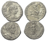 Römische Münzen - Lots. Kaiserzeit.


Lot (2 Stück, Silber): Denare des Septimius Severus (193 - 211 n. Chr.). und Caracalla (197 - 217 n. Chr.).
...