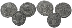 Römische Münzen - Lots. Kaiserzeit.


Lot (3 Stück): Antoniniane des Aurelianus (270 - 275 n. Chr.) und der Severina (Kaiserin 270 - 275 n. Chr.)....