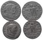 Römische Münzen - Lots. Kaiserzeit.


Lot (2 Stück): Folles des Maximinus II. Daia (310 - 313 n. Chr.).

Fast vorzüglich.

Verkauft wie besehen...