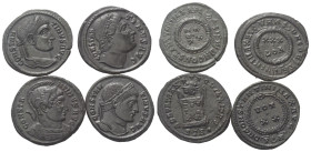 Römische Münzen - Lots. Kaiserzeit.


Lot (4 Stück): Kleinbronzen des Constantinus I. (307 - 337 n. Chr.).

Meist sehr schön, teils besser.

Ve...