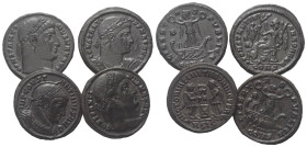 Römische Münzen - Lots. Kaiserzeit.


Lot (4 Stück): Kleinbronzen des Constantinus I. (307 - 337 n. Chr.).

Meist sehr schön, teils besser.

Ve...