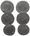 Römische Münzen - Lots. Kaiserzeit.


Lot (3 Stück): Kleinbronzen des Constantinus I. (307 - 337 n. Chr.) (2x) und Delmatius (335 - 337 n. Chr.).
...