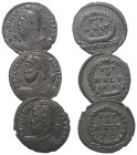 Römische Münzen - Lots. Kaiserzeit.


Lot (3 Stück): Folles des Iulianus II. Apostata (360 - 363 n. Chr.).

Fast vorzüglich.

Verkauft wie bese...