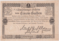 1 Gulden 1811, Einlösungsschein, Pick A44
UNC