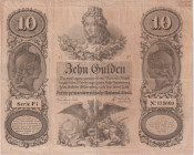 10 Gulden 1854, Pick A83
VG