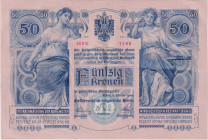 50 Koruna 1902, BKK RU8, Pick 6, Hej RU3
VF+