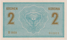 2 Koruna 1914, series B, BKK RU2b, Pick 17a, Hej RU13b
UNC