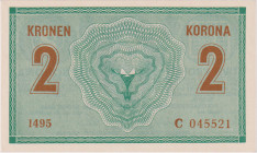 2 Koruna 1914, series C, BKK RU2c, Pick 17b, Hej RU13c
UNC