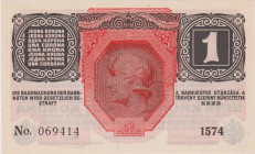 1 Koruna 1916, BKK RU1, Pick 20, Hej RU15
UNC