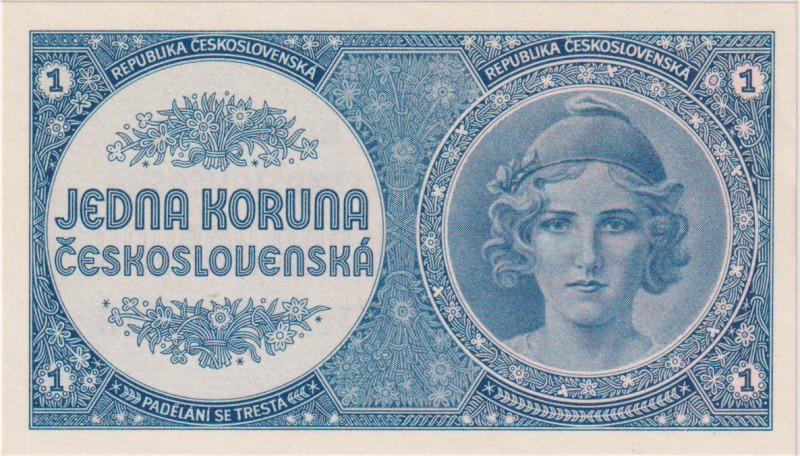 1 Koruna ND(1946), BKK N8, Hej N5
UNC