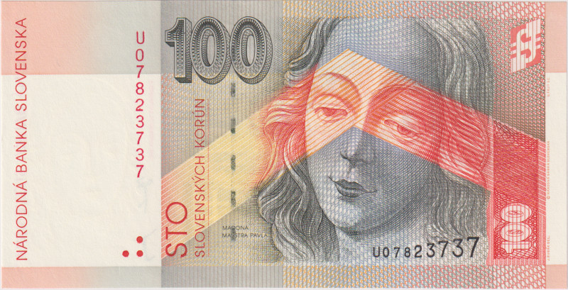 100 Koruna 2001, series U, BKK SK29, Hej SK37a1
UNC