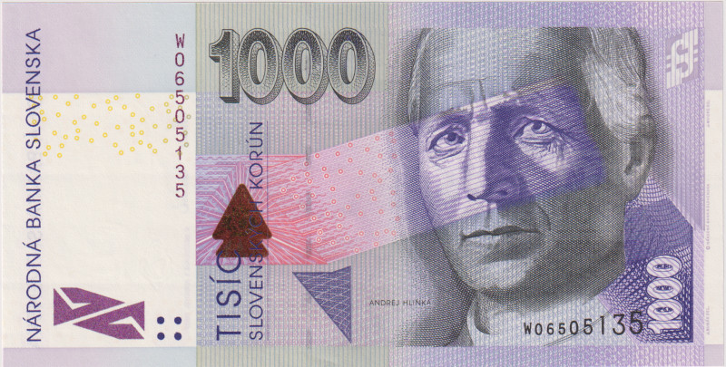 1000 Koruna 2007, series W, BKK SK41, Hej SK49a1
UNC