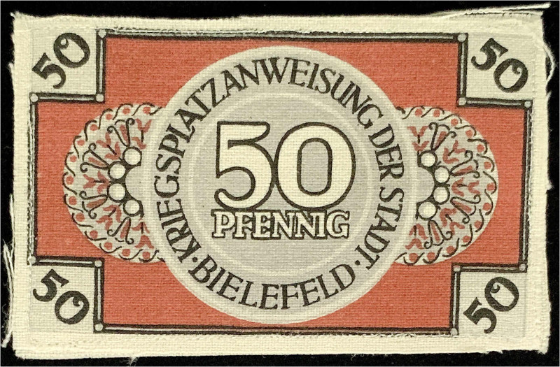 Deutsches Notgeld und KGL
Bielefeld (Westfalen)
Notgeld besonderer Art
50 Pfg...