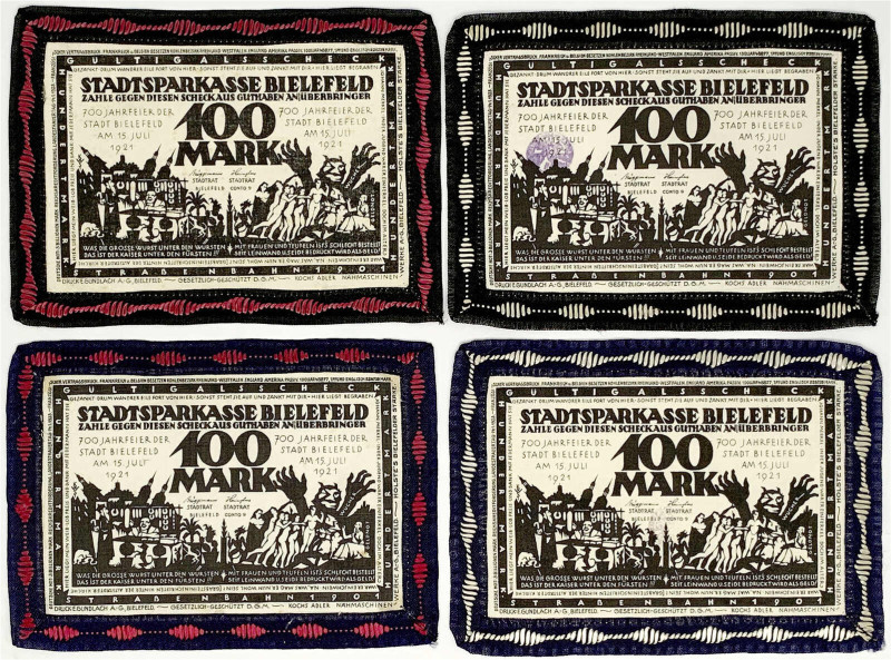 Deutsches Notgeld und KGL
Bielefeld (Westfalen)
Notgeld besonderer Art
4 X 10...