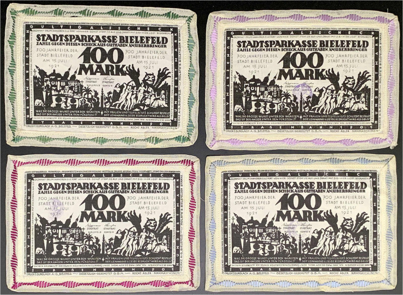 Deutsches Notgeld und KGL
Bielefeld (Westfalen)
Notgeld besonderer Art
4 X 10...