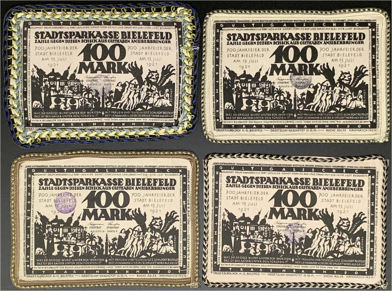 Deutsches Notgeld und KGL
Bielefeld (Westfalen)
Notgeld besonderer Art
4 X 10...