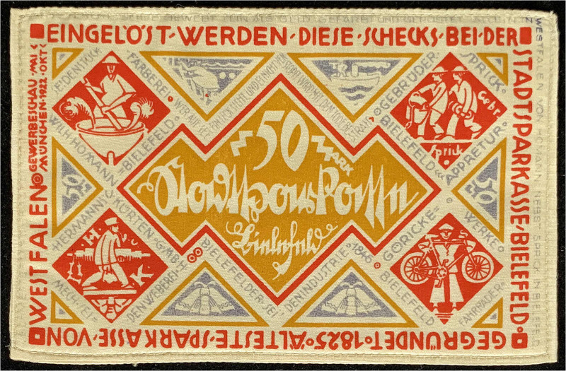 Deutsches Notgeld und KGL
Bielefeld (Westfalen)
Notgeld besonderer Art
50 Mar...