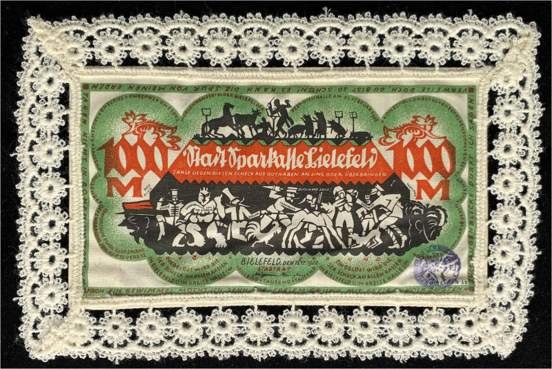 Deutsches Notgeld und KGL
Bielefeld (Westfalen)
Notgeld besonderer Art
1000 M...