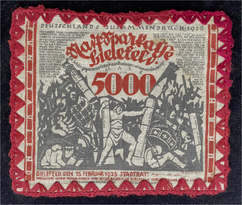 Deutsches Notgeld und KGL
Bielefeld (Westfalen)
Notgeld besonderer Art
5000 M...