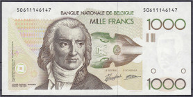 Ausland
Belgien
1000 Francs o.D. (1980-19926). I- Pick 144.