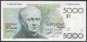 Ausland
Belgien
5000 Francs o.D. (1982-1992). I- Pick 145.