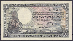 Ausland
Südafrika
1 Pound 23.4.1938. II. Pick 84e.