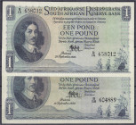 Ausland
Südafrika
2 X 1 Pound 25.09.1948 u. 12.9.1950. II-III. Pick 92 a,c.