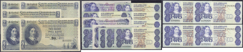 Ausland
Südafrika
20 X 2 Rand. o.D. (1961-1990). meist I-II. Pick 105, 117, 11...