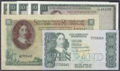 Ausland
Südafrika
7 X 10 Rand. o.D. (1961-1976). meist II bis III+ Pick 107, 114, 120.