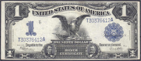 Ausland
Vereinigte Staaten von Amerika
1 Dollar Serie 1899. III-/IV+ Pick 338.