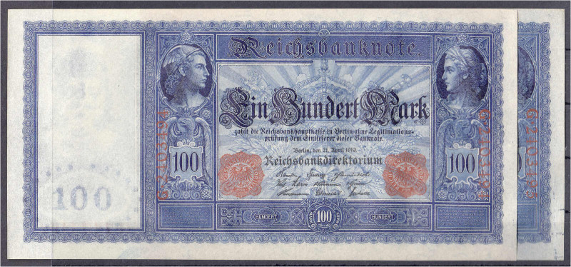 Die deutschen Banknoten ab 1871 nach Rosenberg
Deutsches Reich, 1871-1945
2 X ...