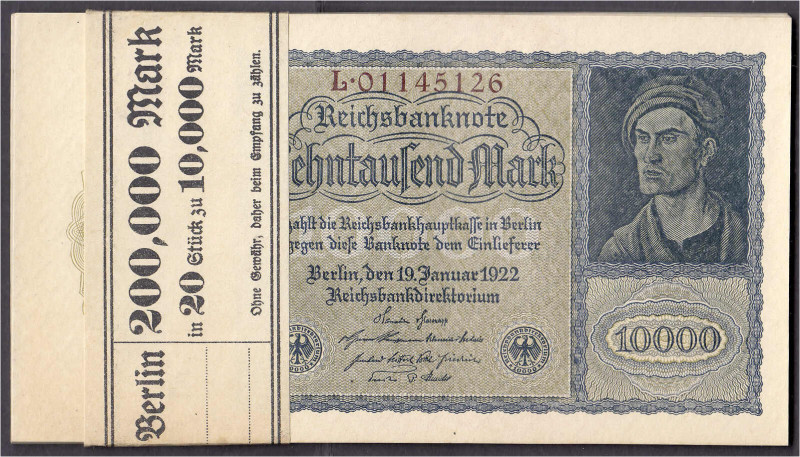 Die deutschen Banknoten ab 1871 nach Rosenberg
Deutsches Reich, 1871-1945
20 X...