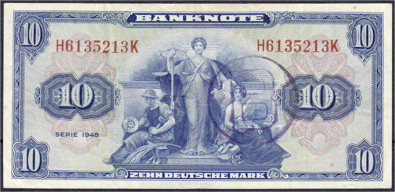 Die deutschen Banknoten ab 1871 nach Rosenberg
Westliche Besatzungszonen und BR...