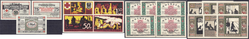 Lots
Deutschland
18 Serienscheine mit Bezug zum roten Kreuz. 3 X Halberstadt, ...