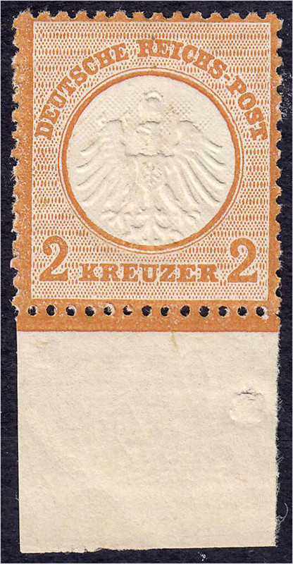 Deutschland
Deutsches Reich
2 Kreuzer kleiner Brustschild 1872, postfrisches L...